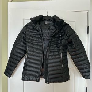 Women’s Black Spyder Down Jacket Size Large